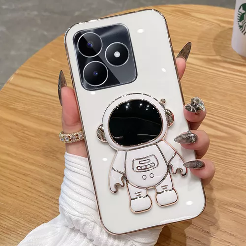 Funda Para Realme C53 C33 C30 Galvanoplastia Astronautas