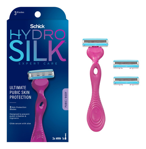 Schick Hydro Silk Maquinilla De Afeitar Pubica Para Mujer Co