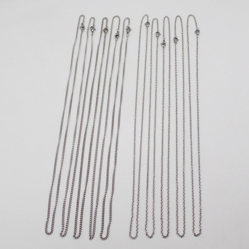 Pack 10 Cadenas Grumet /force 50cm Acero Quirurgico Xmayor