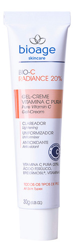 Creme Clareador Facial Vitamina C 20% Bioage Radiance - 30g 