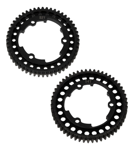 Dkky 2pcs M1.0 Metal Engranaje De Acero Endurecido 1 Mod Spu