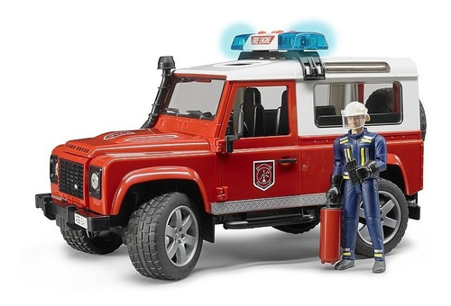 Land Rover Defender St Bombero  - Bruder