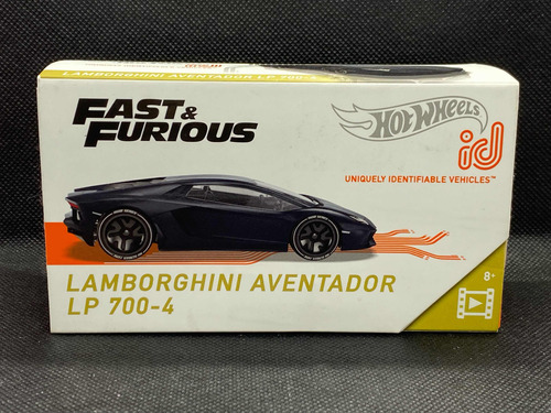 Lamborghini Aventador Negro Id Hot Wheels Muy Raro