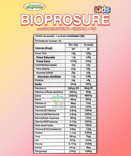 Biopronat Niños Subir Peso Bioprosure