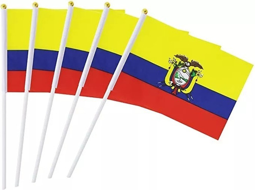 Pack 12 Banderas De Mano Países A Elegir 28 X 20cm