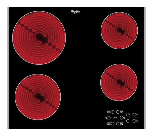 Anafe Whirlpool Vitroceramico 4 Hornallas Tactil Dimm