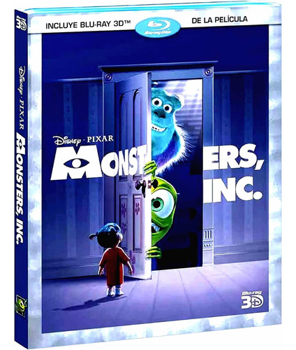 Monsters Inc. Disney Pixar Blu-ray 3d Original 