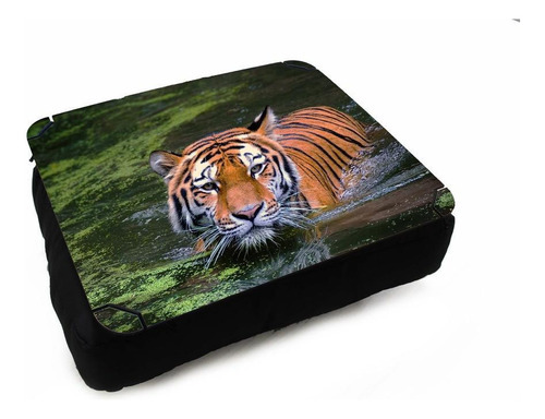 Almofada Bandeja Coleção Animais Tigre 35x30x14cm - Deluzz