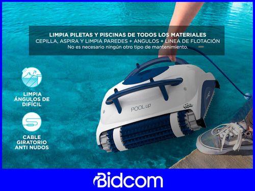 Robot Barrefondo Dolphin Pool Up + Kit Mantenimiento