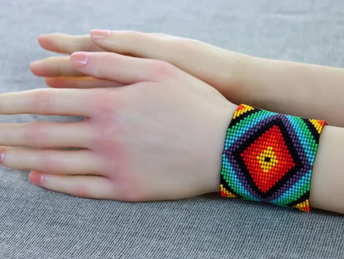 Set 3 Pulsera Ancha Multicolor Hombre Color Variados Diámetro 5 Largo 18