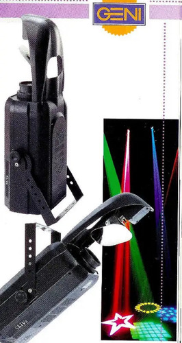 Scanner Geni Shiva 200-250 Convertido Led Cree Alta Potencia Negro
