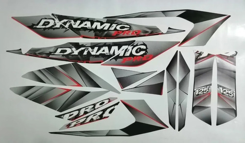 Kit Calcomanias Dynamic Pro