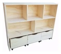 Comprar Juguetero Organizador Madera Pino Macizo