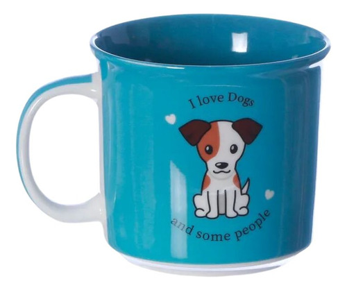 Caneca Tom 350ml I Love Dogs - Zona Criativa