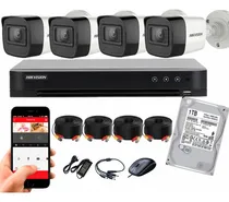 Comprar Cctv Kit Hikvision Dvr + 4 Cam 1080p 2mp Con Disco Duro 1tb
