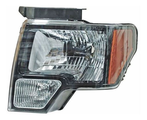 Faro Lobo F150 F250 2009 2010 2011 2014 Negro Piloto