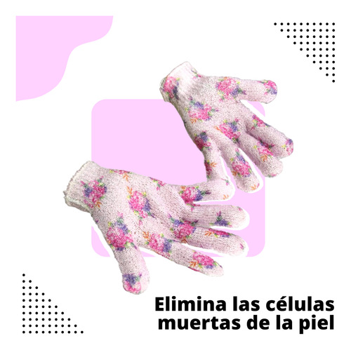 10 Par Guantes De Baño Exfoliantes Avon Flores