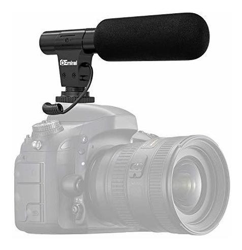 Microfono Camara Video Para Dslr Entrevista 20db Canon