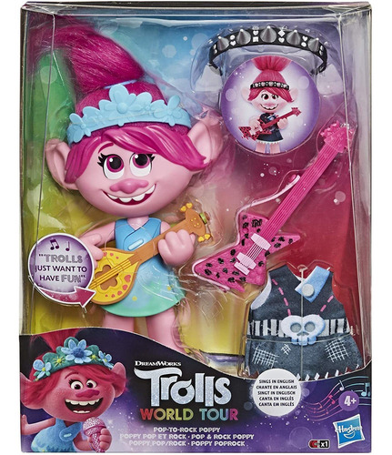 Trolls Poppy 2 Looks Además Canta Just Want To Have Fun! 