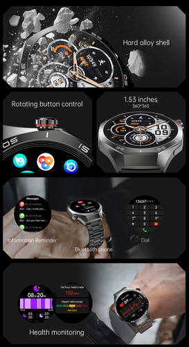 Reloj Inteligente Bluetooth Resistente Al Agua Hw95-1