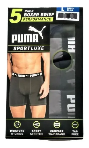 Bóxer Puma 100% Original Importados Pack De 5 Unid. M, L, Xl | MercadoLibre