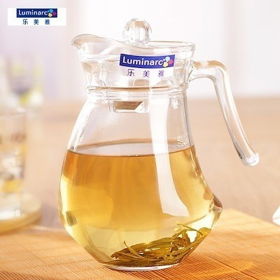 Imagen 3 de 7 de Jarra Vidrio Templado C/ Tapa Luminarc Agua/jugo 1.3l