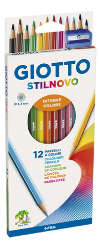 Lapices Color Stilnovo Set X 12 Largos Giotto 