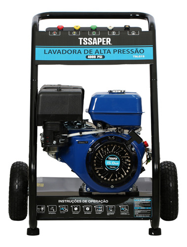Lavadora De Alta Pressão A Gasolina Com Rodas 15cv 4000 Psi