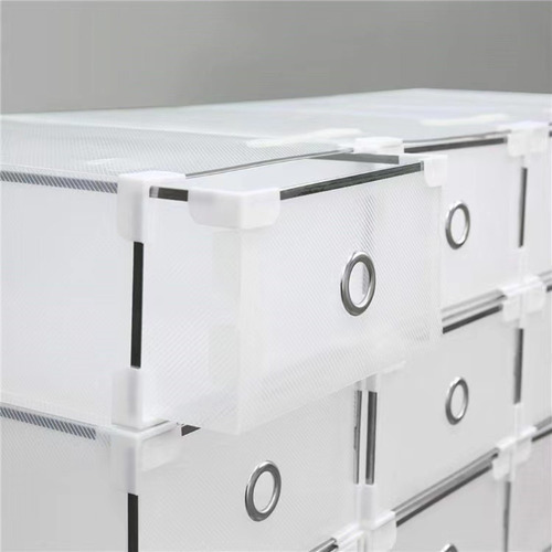 Imagen 6 de 10 de Organizadores De Zapatos Cajas Apilables Zapateras Colorx10