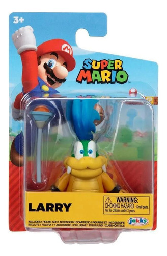 Boneco Super Mario - 2.5 Polegadas Colecionável - Larry