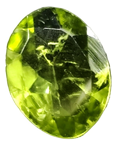 Peridoto Verde Oliva Cristalino Piedra Preciosa 7.85mm. 1ct.