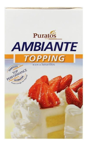 Crema Vegetal Ambiente Chantilly Puratos Vegana 1lt