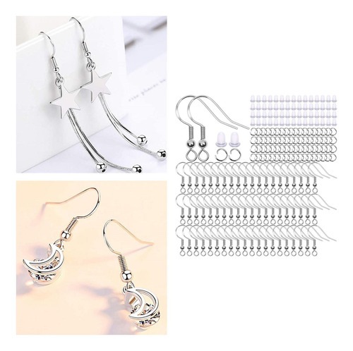 Paquete De 150 Ganchos Para Pendientes, Juego De Anillos De
