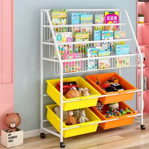 Mueble organizador multiusos para ordenar juguetes