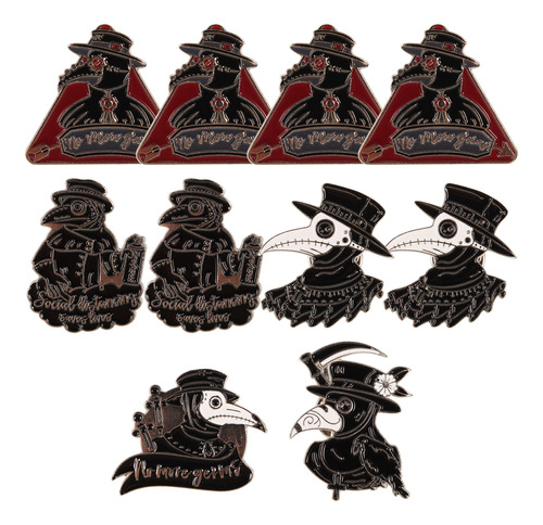 Mochilas De Dibujos Animados Plague Doctor Brooch Popularity