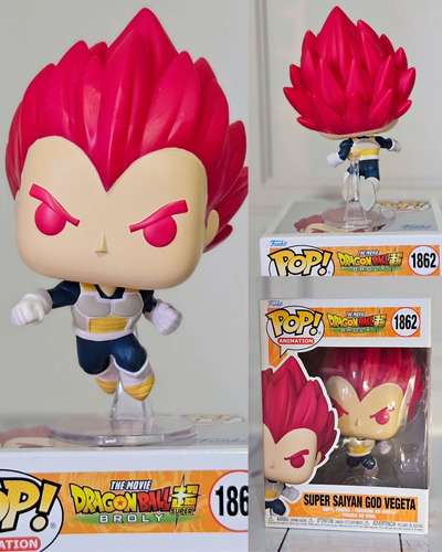 Funko Pop! Dbs Broly - Vegeta Super Saiyan God #1862