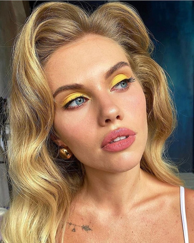 Imagem 4 de 5 de Bt Velvet Yellow Bruna Tavares - Sombra Líquida E Primer