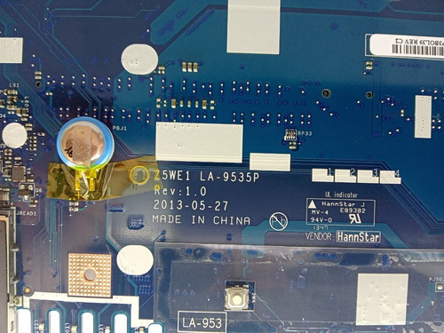 Placa-mãe Para Notebook Acer / Gateway La-9535p Celeron (Recondicionado)