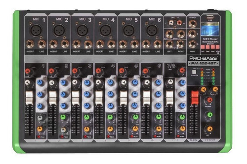 Consola Mezcladora Probass Pm-1224 - 101db