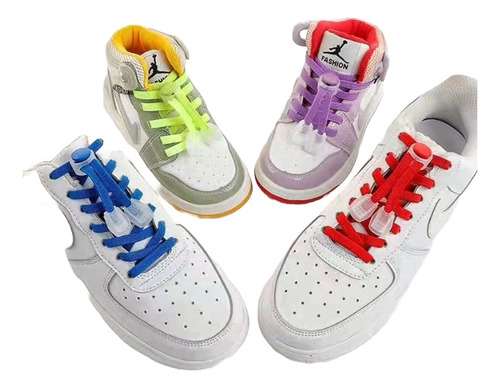 Cordones Plana De Bloqueo Para Zapatos/zapatilas Niño/adulto