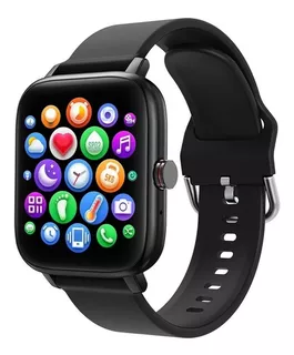 Smartwatch Reloj Inteligente Deportivo Linkon Android Ios Color De La Malla Negro