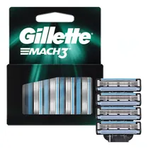 Comprar Cartuchos Para Afeitar Gillette Mach3 4 Unidades