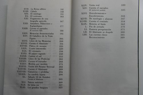 Vigilia Del Almirante Augusto Roa Bastos C187 (Usado)