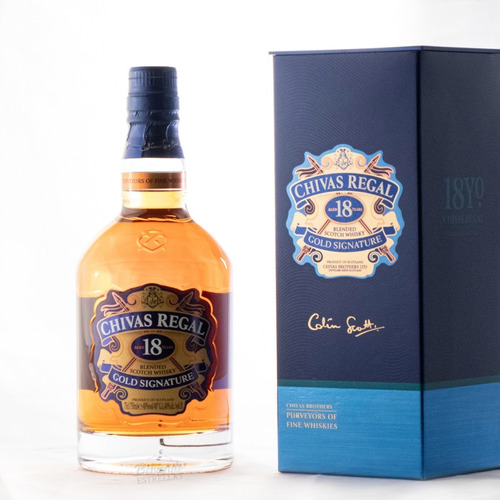 Whisky Chivas Regal 18 Años 750 Ml En Estuche