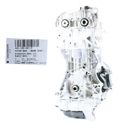 Motor 3 Cilindros Mpi Fox Gol Up! Original Vw 04c100031f