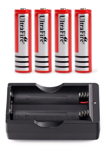 Batería De Ion-litio Recargable De 4pcs 18650 3.7v 4200mah B