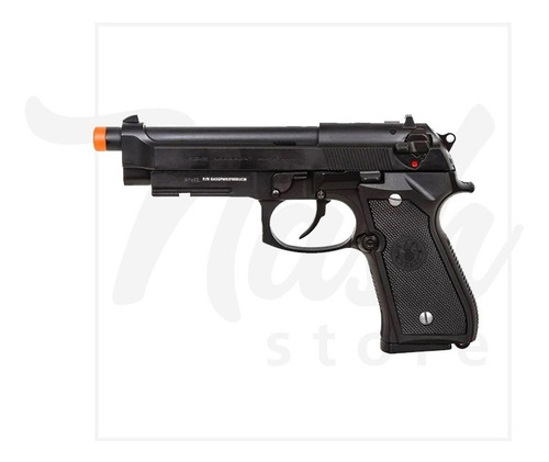 Imagem 1 de 7 de Pistola Airsoft M92 Metal Blowblack Gbb Gpm92 + Green Gás