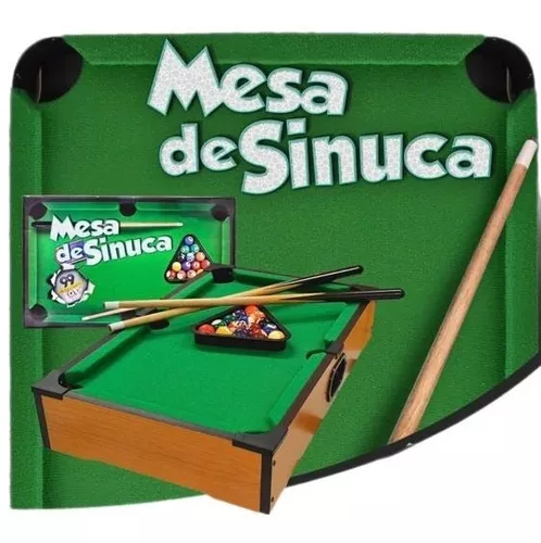 Jogo Bilhar Sinuca Com 15 Acessórios Brinquedo Infantil - Compre