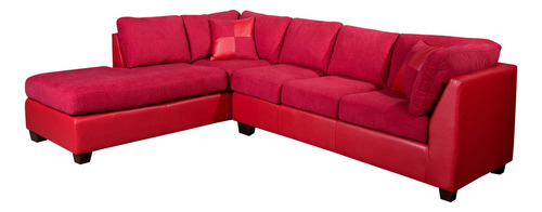 Sofá Seccional Padua Izquierdo Pu / Velvet Latam Home