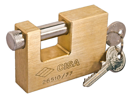 Candado Anticizalla Cisa 77mm Dorado